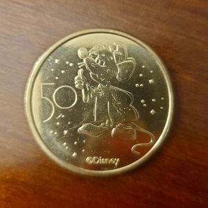 WDW 50th Anniversary Collectible Medallion - Jaq